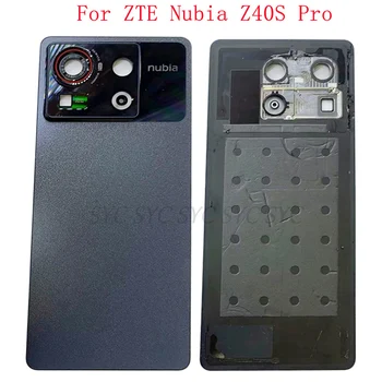 Оригинальная крышка батарейного отсека, чехол для задней двери, корпус для ZTE Nubia Z40S Pro, задняя крышка с запчастями для объектива камеры