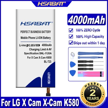 Аккумулятор HSABAT 4000 мАч BL-T23 для LG X Cam X-Cam K580 K580Y F690 K580DS