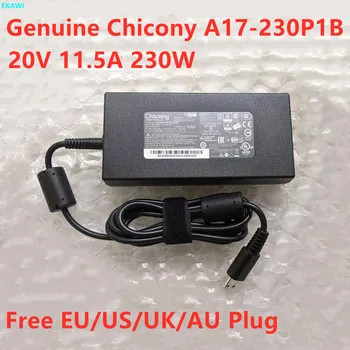 Подлинный Chicony A17-230P1B 20V 11.5A 230 Вт A230A037P Адаптер Переменного Тока Для Игрового Ноутбука MSI GE66 GE76 GP76 Зарядное Устройство