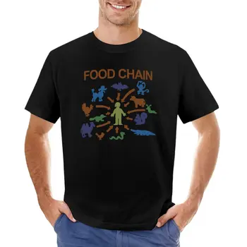 Пищевая сеть – Футболка Lisa The Vegetarian, забавная футболка, корейские модные футболки большого и высокого роста для мужчин