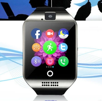 DHL Или FedEx 20 шт./лот Смарт-часы Q18 с поддержкой Sim-карты TF, телефонный звонок, Push-сообщение, камера, подключение по Bluetooth