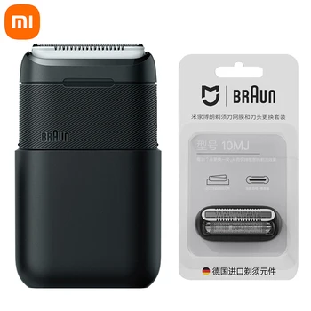 Портативная электробритва Xiaomi Mijia BRAUN, моющаяся для всего тела, независимое плавающее лезвие, мужская электробритва, триммер для бороды