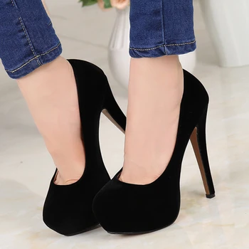 Модная повседневная женская обувь для вечеринок, брендовая высококачественная женская обувь, большие размеры 35-46, туфли-лодочки на высоком каблуке, пикантная модель
