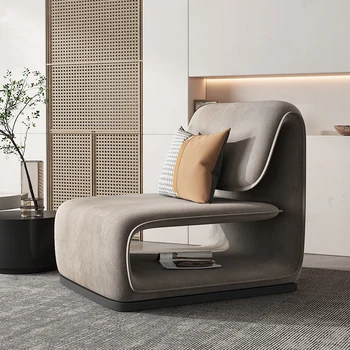 Nordic light роскошный ленивый диван простое творческое кресло для отдыха гостиная небольшая квартира одноместный диван-кровать из комбинированной ткани