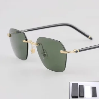 2023 Мужские солнцезащитные очки MB0270 Модные Универсальные Бескаркасные очки для рыбалки на открытом воздухе с защитой от ультрафиолета Элитного бренда 0270