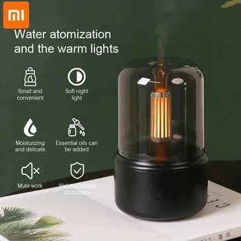 Xiaomi Портативный Мини-Ароматический диффузор, USB-увлажнитель воздуха, Эфирное масло, Ночник, Распылитель холодного тумана для домашнего подарка