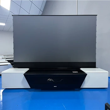 100-дюймовый интеллектуальный лазерный ТВ-проекционный экран, встроенный в корпус для лазерного проектора AWOL Vision LTV 3500 UST 4K
