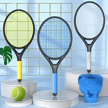 1 комплект ударопрочного прочного тренажера Комплект для восстановления теннисного мяча с ракеткой Теннисный тренажер для начинающих