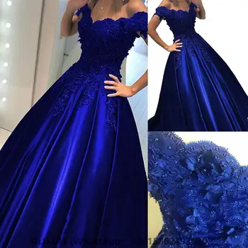 Готические свадебные платья королевского синего цвета со стреловидным шлейфом 2019 Robe de mariee Свадебные платья Платье