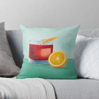 Подушка с рисунком коктейля Негрони Роскошная Наволочка Чехол для подушек Наволочка для подушек для дивана
