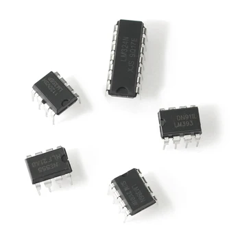 20ШТ Интегральных схем LM324N LM358P LM393P NE555P DIP-электронный чип