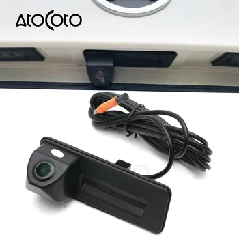 Ручка багажника автомобиля HD-камера заднего вида для Skoda Octavia 2010 2012 2013, система помощи при парковке задним ходом 8011