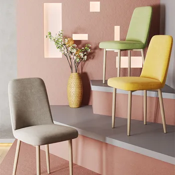 Роскошный обеденный стул Nordic Light, Домашний Современный Простой Студенческий письменный стол, Табурет, мебель для задней комнаты, спальни и кабинета.