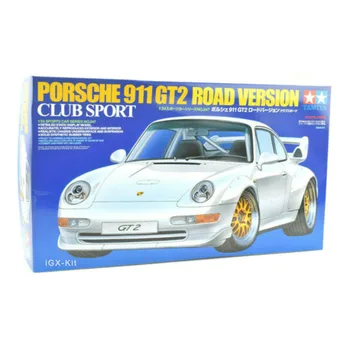 Tamiya 24247 Масштаб 1:24 Дисплей Спортивного Автомобиля Porsche 911 Gt2 Коллекционная Игрушка Ручной Работы Из Пластика Для Сборки Строительной Модели