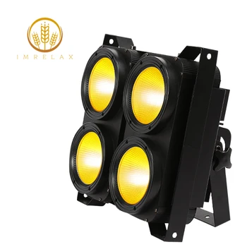 IMRELAX High Power 4x100w COB LED Ослепляет Аудиторию Теплыми Белыми огнями DMX 4 Eyes 100w LED Par Light