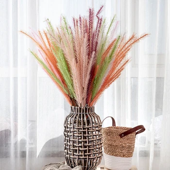 Flone Искусственные полиэтиленовые поддельные растения борода Moso Трава Цветы Свадебная цветочная композиция для домашнего стола цветочные Аксессуары