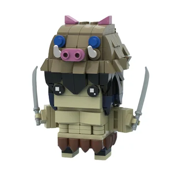 MOC-84005 Робот Hashibira Inosuke Brickheadz Slayer Boar Assault Строительный Блок Модель Детские Игрушки Для Мальчиков Кирпичная Часть Лучшие Подарки Игрушка