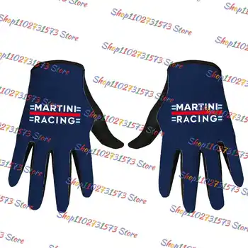 Гоночные перчатки Team Martini 2023 Classic Велосипедные гелевые Велосипедные перчатки с полным пальцем Maillot MTB Guante Ciclismo Gant Cyclisme