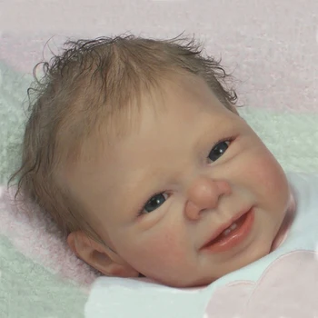 22-дюймовый комплект кукол Reborn Smile Baby Abigail Reborn Незаконченные Части куклы свежего цвета с телом и глазами