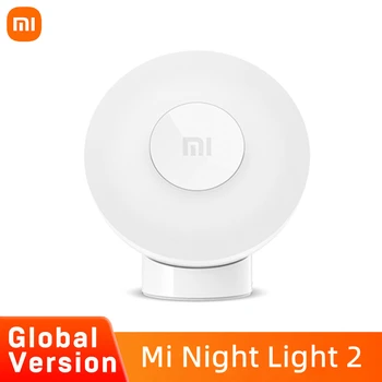 Новое поступление Xiaomi Bluetooth Night Light 2 Магнитных Притяжения Ночник 360 Вращающийся Регулируемый Инфракрасный Датчик Тела Глобальный