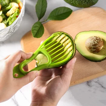 2022 новый 1шт 3-в-1 Многофункциональный нож для очистки авокадо, сепаратор мякоти, скребок, креативный кухонный гаджет