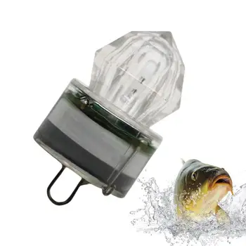 Мини-светодиодная водонепроницаемая Рыболовная приманка в форме ромба, рыболовные приманки, глубокое падение, Подводная приманка для рыбы, Лампа для рыбалки