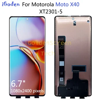 Оригинал для Motorola Moto X40 LCD XT2301-5 дисплей с сенсорной панелью, дигитайзер экрана для Moto X40 LCD