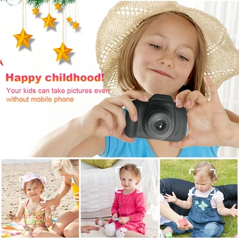 USB Детская Камера 2,0 дюймовый IPS Экран Mini HD 1080P Портативные Игрушки Cam 4x Zoom 400mAh Развивающие Игрушки Рождественский Подарок для Прогулки