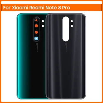 Для Xiaomi Redmi Note 8 Pro Крышка Батарейного Отсека Задняя Стеклянная Крышка Батарейного Отсека Note 8 Корпус Запасные Части Для Задней Крышки Redmi Note 8