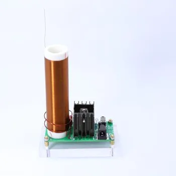 Pll sstc mini Tesla coil Воспроизводит музыку мобильного телефона/компьютера, передает питание