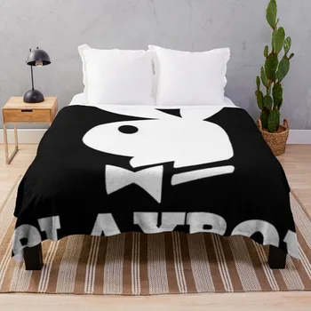 Play bunny черно-белое простое Покрывало с базовым логотипом Одеяла Для Кровати Утяжеленное Одеяло