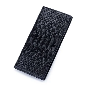 Новый длинный кошелек Мужской модный ручной кошелек с тиснением в виде крокодила Многофункциональный женский кошелек