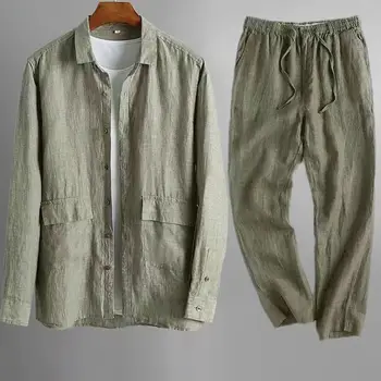 Новый костюм мужская весна осень с длинным рукавом тонкий пиджак брюки корейский тонкий сплошной карман двухсекционный набор шнурок пиджак наряды