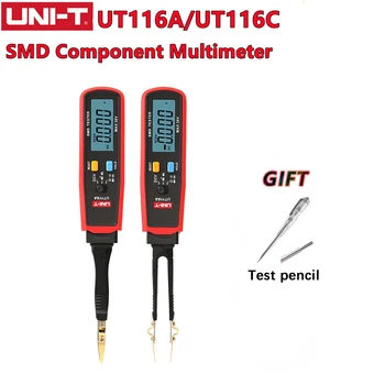 UNI-T UT116A UT116C Цифровой Пинцет Smart SMD Тестер Электрический Мультиметр Сопротивление Емкость Непрерывность Диодный Тестер