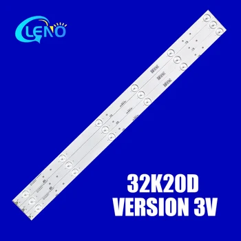 Светодиодная лента подсветки для комплекта версии 32k20dw 32k20d 3шт 6 светодиодов 3v