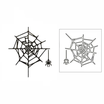 Новый 2022 Маленький паук и его паутина Металлические режущие матрицы для скрапбукинга и изготовления открыток своими руками, для тиснения, декоративные Без штампов