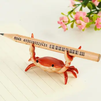 Новый японский креативный милый краб-держатель ручки для тяжелой атлетики, Крабы, держатель ручки, подставка для хранения подарочных канцелярских принадлежностей