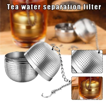 Ситечко для заварки чая Чайный фильтр премиум-класса из нержавеющей стали для рассыпного чая Ситечко для предварительной ароматизации чая