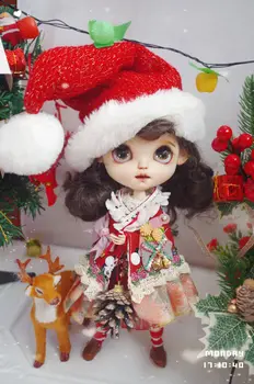 Кукла Blyth на заказ от handmade Jointed body, продающая куклу и рождественскую одежду