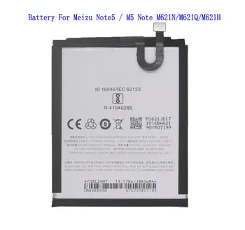 1x4000 мАч BA621 Сменный Аккумулятор Для Meizu Note5/M5 Note M621N M621Q M621H M621M Батареи