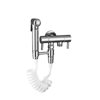 Набор для биде, Латунный Пистолет-распылитель для унитаза, Ручная Насадка для усиления душа с резьбой для шланга из ABS G1/2'