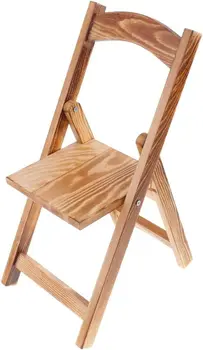 1/3 Кукольный складной стул из натурального дерева, мебель для куклы BJD SD DD DOD LUTS
