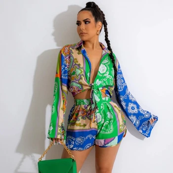Комплекты из двух предметов, африканские комплекты для женщин, новые эластичные мешковатые шорты Bazin с африканским принтом, дашики в стиле Рок, знаменитые женские костюмы