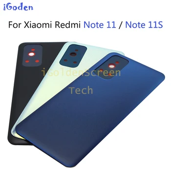Новинка для Xiaomi Redmi note 11 Крышка батарейного отсека Задняя панель корпуса для Redmi Note 11s Замена задней крышки корпуса