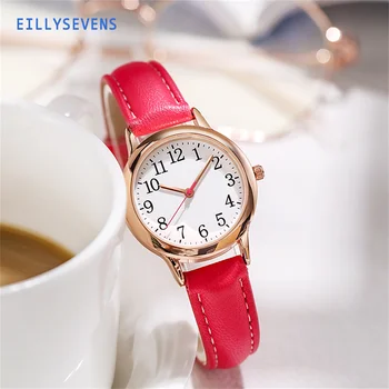 Новые женские часы Модный квадратный кожаный люксовый бренд, кварцевые наручные часы для женщин, бесплатная доставка Reloj Mujer