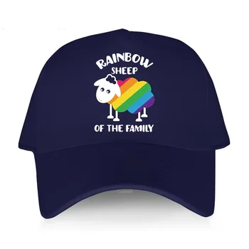 Новые поступившие хлопчатобумажные шляпы, бейсболка для взрослых, уличная Радужная овечка семьи, мужские и женские хип-хоп кепки harajuku, шляпа от солнца