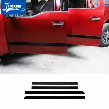 Украшение боковой юбки двери автомобиля JIDIXIAN, полосы от царапин, накладка на Ford F150 2015-2020, внешние аксессуары