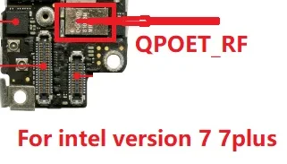 10 шт./лот для Intel версии iphone7 plus i7 7plus QPOET_RF микросхема PA ic