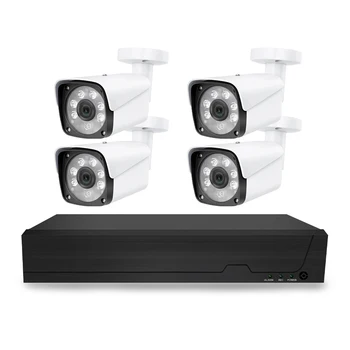 WESECUU Лучшая система видеонаблюдения 1080P с 4-канальной камерой ночного видения AHD с комплектом xvr