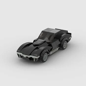 MOC Racing Черный (M1017) Строительные блоки с подарочными игрушками, совместимыми с моделью Lego, для сборки